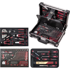 Kraftwerk KW 3944 Professional Aluminium Tool Case – 123 Pieces