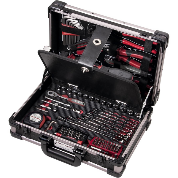 Kraftwerk KW 3944 Professional Aluminium Tool Case – 123 Pieces